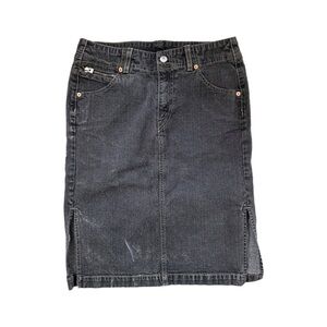 Levi's Charcoal Pencil Skirt